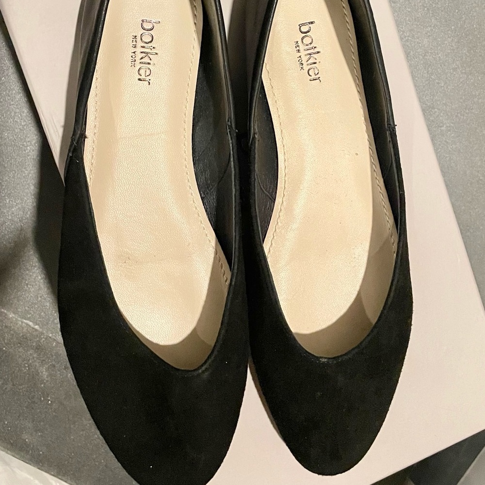 NEW Botkier black flats 6M womens leather upper